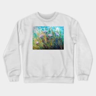 Wild flowers field Crewneck Sweatshirt